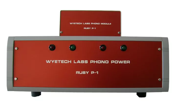 Ruby P-1 phono stage preamp and power supply together