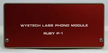 Ruby P-1 phono module (front)